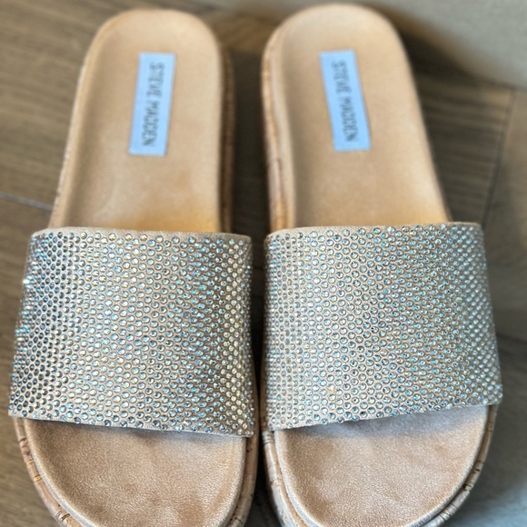 Steve Madden jasper rhinestone flatform sandals - Picture 5 of 7